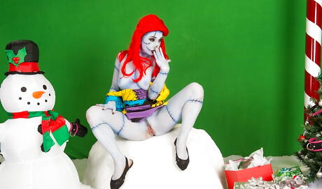 Burning Angel: Sultry american redhead milf Joanna Angel in cosplay costume in fetish gallery