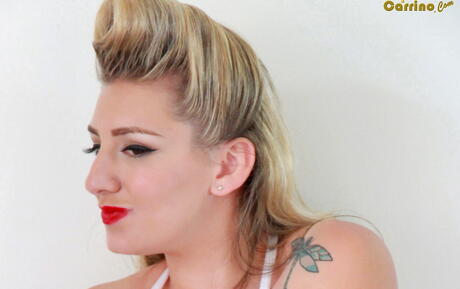 Charming american blond hottie September Carrino undressing and exposing big titties