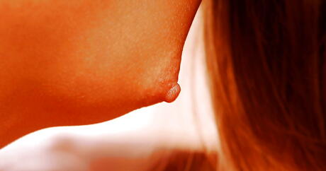 Luscious russian blonde milf Cherry Jul in sexy skirt exhibiting tiny tits and shaved pussy 