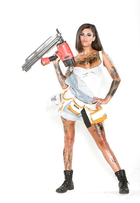 Sexy Girls Dollie Darko, Karmen Karma, Stevie Shae og Bonnie Rotten Nyst av Superb Lesbian Groupsex
