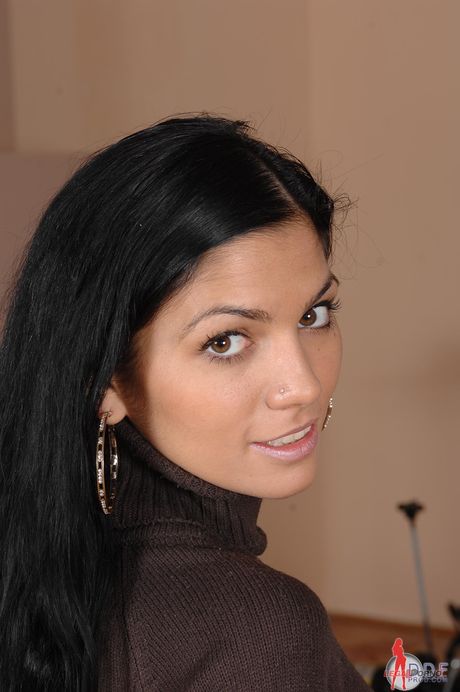 Sexy Hungarian Pure Angel strips and shows her perfect feet and tits