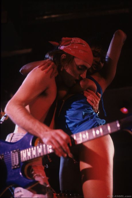 Evil Angel: Hot blonde Rene Morgan gets her pussy licked by a horny fan