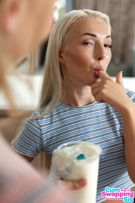 European teens Ivi Rein and Lovita Fate have a threesome with a guy