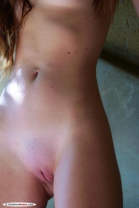 Petite teen Leonella goes naked with self-assuredness