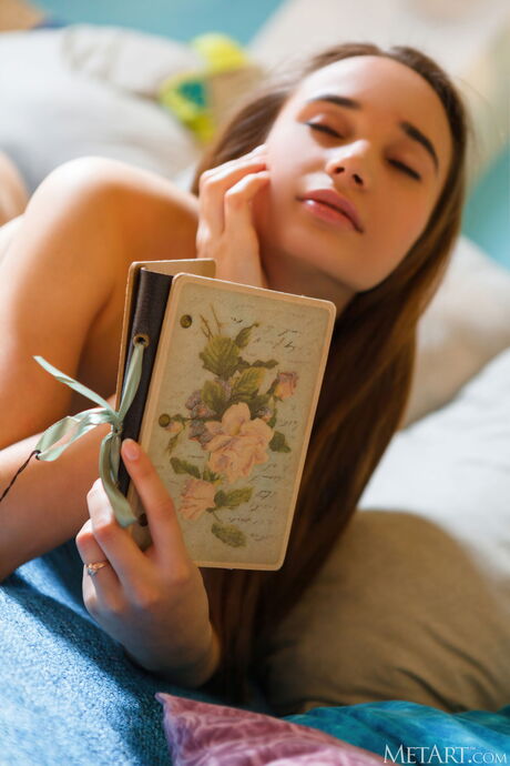 Lovely teen Messiah removes her clothes to pose nude with conviction