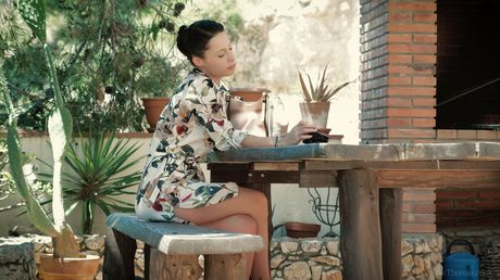 Julia Roca and Nikita Bellucci have a passionate lesbian sex in the shower