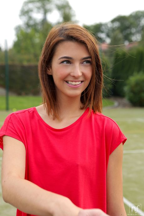 Petite Czech teen Tera Link gets her shaved pussy licked and banged