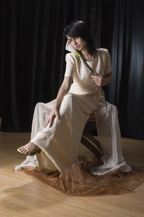 Svelte teen Neegel gets naked in a solo shoot in a sexy bikini