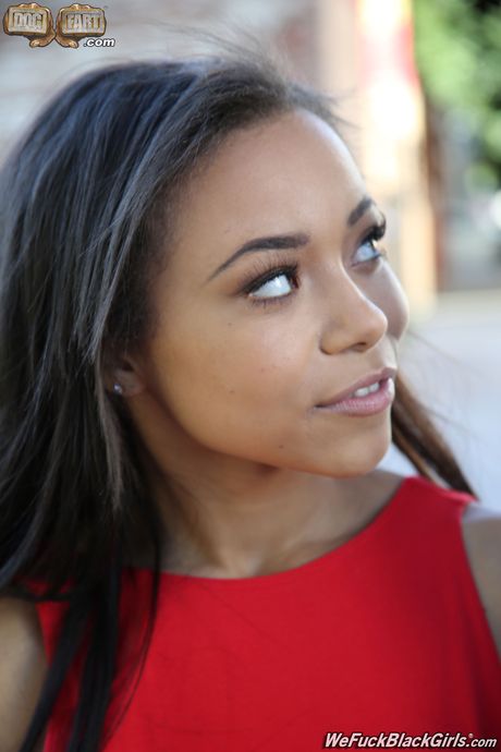 Dogfart Network: Ebony teen Adriana Maya gets gangbanged by white men in a hot threesome