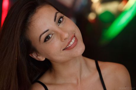 Sexy brunette Marica Hase gets her hairy pussy licked and toyed by her man