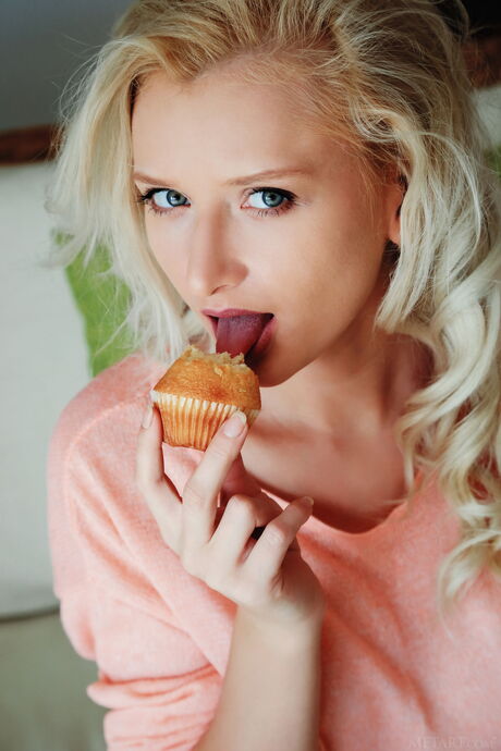 Sexy Ukrainian lady Nika N shows her big tits and poses naked