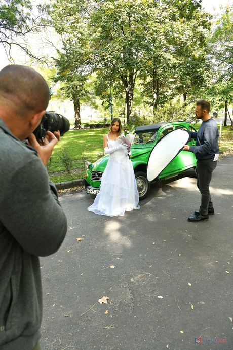 Sexy bride Rebecca Volpetti gets her pussy and ass fucked by her photographer