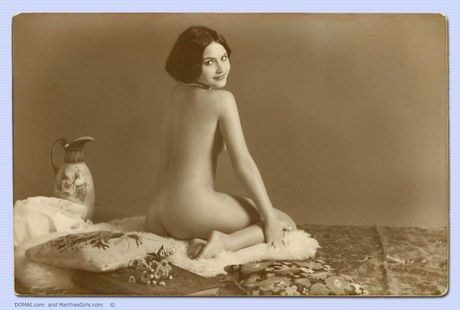 Domai: Skinny blonde Ann shows her small tits and exhibits perfect body in a solo