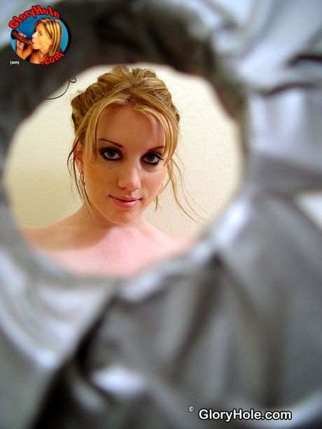 Dogfart Network: Blonde Canadian Heather Summers gets her big tits jizzed by a gloryhole BBC