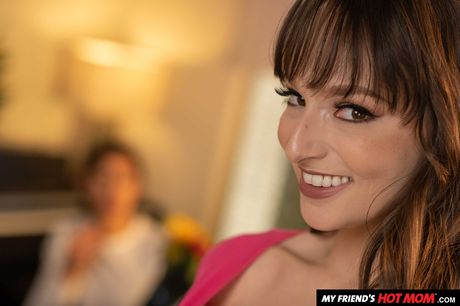 Hot MILF Lexi Luna gets her big tits jizzed after a hardcore fuck