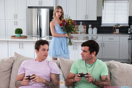 Mom Lover: MILF Anya Olsen has a threesome with her stepson and his friend