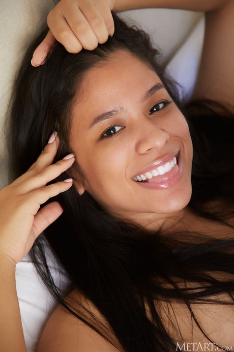 Alluring teen Karin Torres reveals her hot body and poses nude