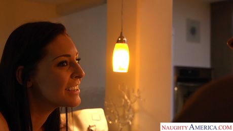 College girl Gracie Glam gets her shaved pussy licked & fucked by her teacher