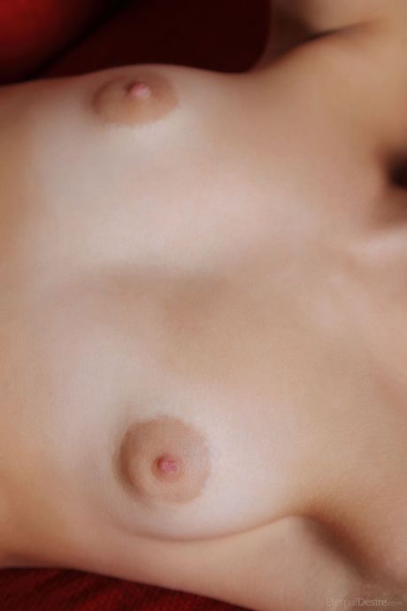 Lovely teen Colleen A removes her dress to get naked fearlessly