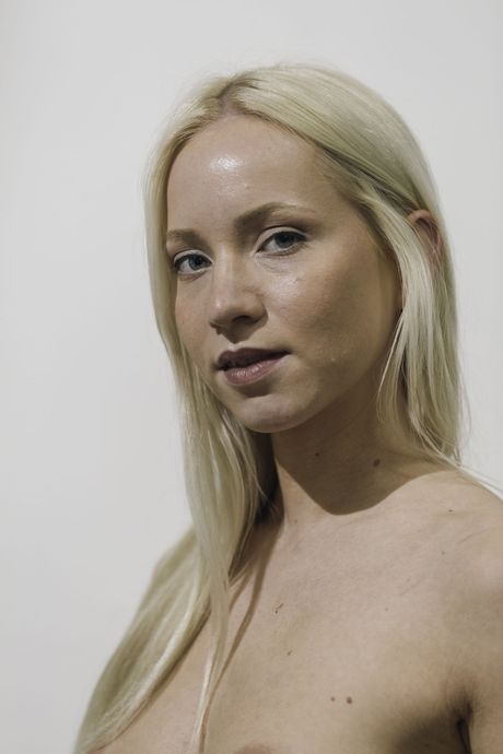 Sexy Hungarian teen Kiara Lord strips and poses nude in a solo shoot