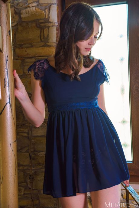 Ukrainian model Hilary C gets naked with allure by herself