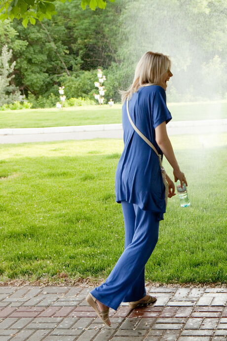 Ukrainian model Mila I shows her big tits and hairy pussy in the nude