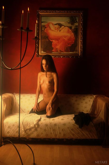 Pretty teen Nancy M models totally naked with conviction