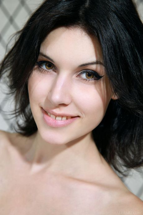 Elizabet is a beautiful woman with a slim figure and a slender body