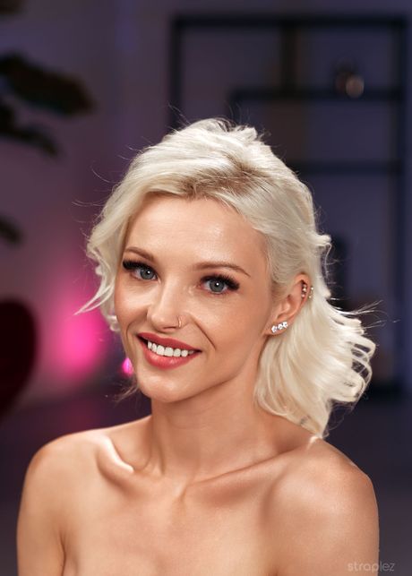 Blonde teen Tiffany Tatum and her girlfriend have lesbian sex in stockings