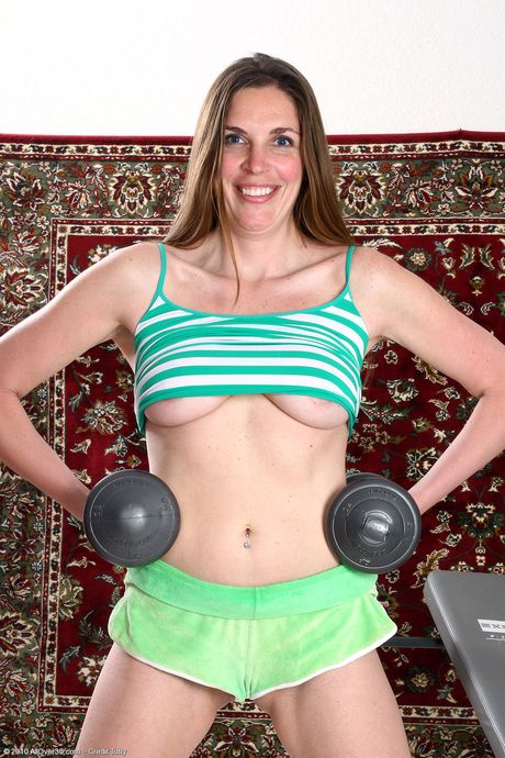 Sexy amateur Phoebe strips and shows her big ass and tasty pussy