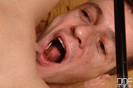 House Of Taboo: Brunette with a perfect ass Bailey gets her pussy licked and her pissed on