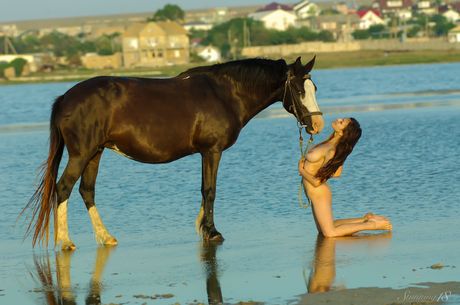 Angelic teen Altair O bares her body in a confident fashion