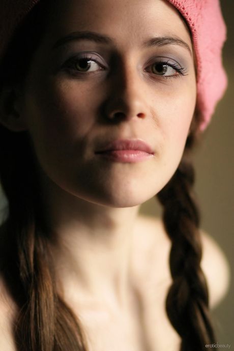 Innocent teen Svetlana shows her tiny tits and ass in a solo shoot