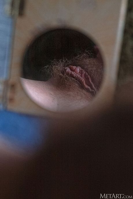 Night A highlights her hairy pussy and small tits