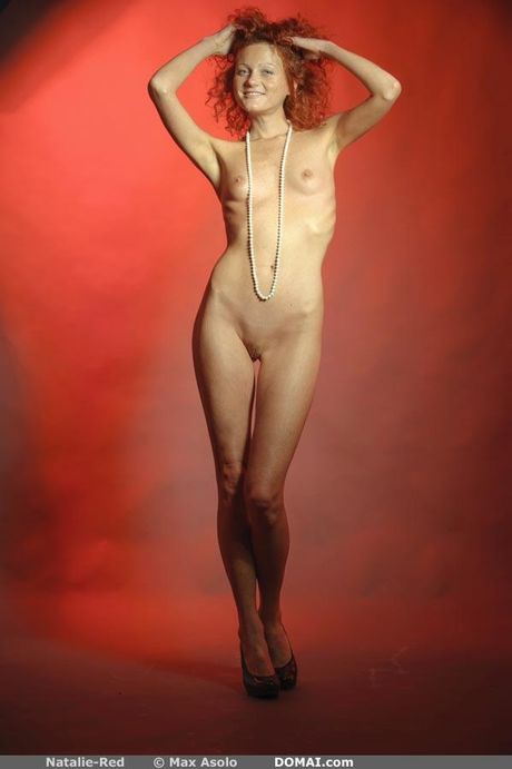 Ukrainian beauty Natalie Red gets naked without shyness