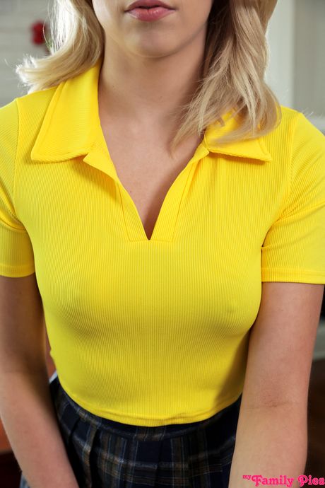 Blonde girl Madison Summers has POV sex with her stepbrother