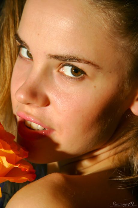 Young girl Anais bares her body in a confident fashion