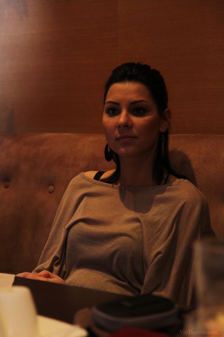 Sexy Hungarian babe Cindy Hope & her lesbian friend enjoy a passionate kiss