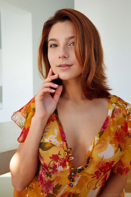 Belka takes off her clothes and high heels and poses