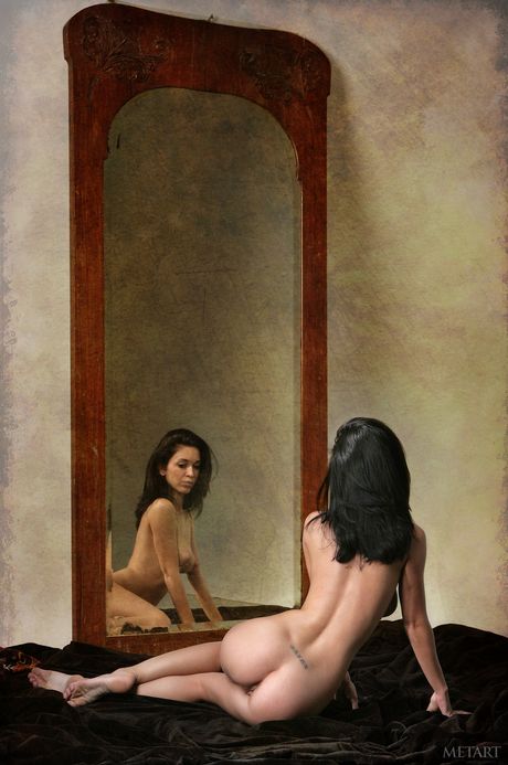 Ukrainian lovely Helen H shows her small tits and ass in a solo