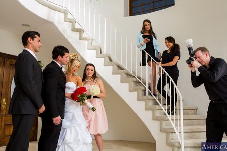 Brunette babe Teal Conrad gets her shaved pussy licked and banged by a stud