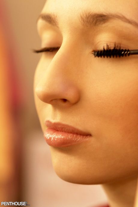 Penthouse Gold: Hot lesbians Shay Laren & Crystal Klein licking each others big tits