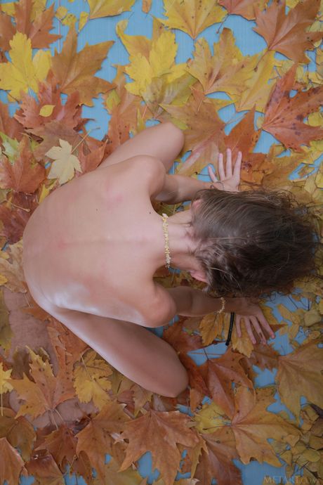 Ukrainian babe Milena D exhibits her big tits and hairy pussy