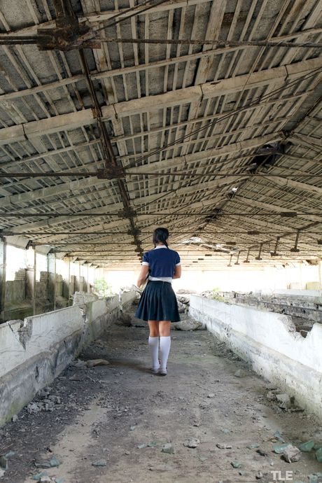 Lola Ash strips to her socks and whips herself with a riding crop