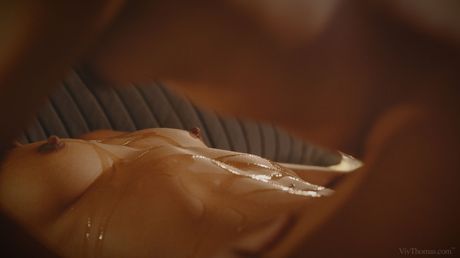 Lesbische Mädchen Ena süß und Cassie del Isla haben Sex mit Olivenöl auf ihrem Körper
