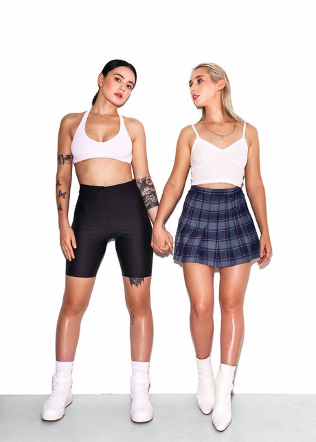 Blonde chick Semilla gets her pussy licked and fucked with a strapon