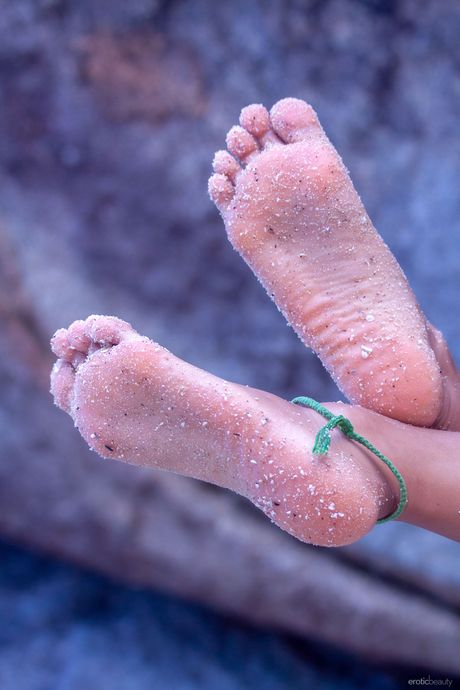 Sweet Julie is a cute girl with pigtails and a slim figure