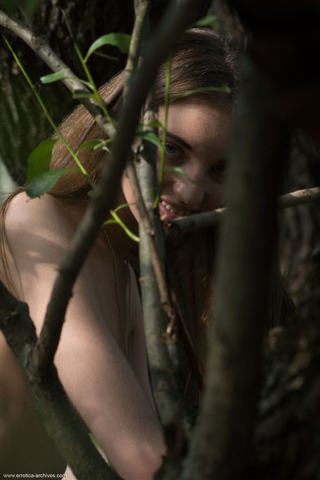 Errotica Archives: Ukrainian fair Vialika reveals her big tits and poses naked