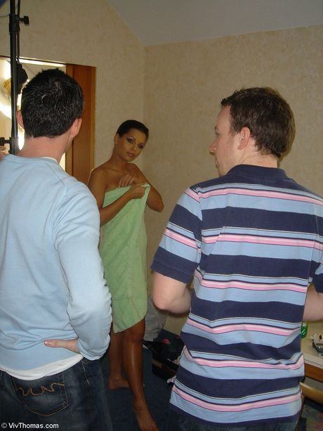 Cute lesbians Kylie A & Eve Angel kiss & lick each others pussies on a bed