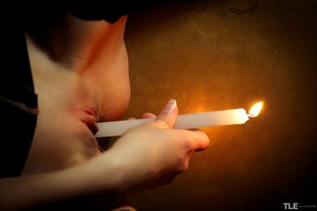 Rebeka Ruby is a petite babe likes to mood-light her space with candles